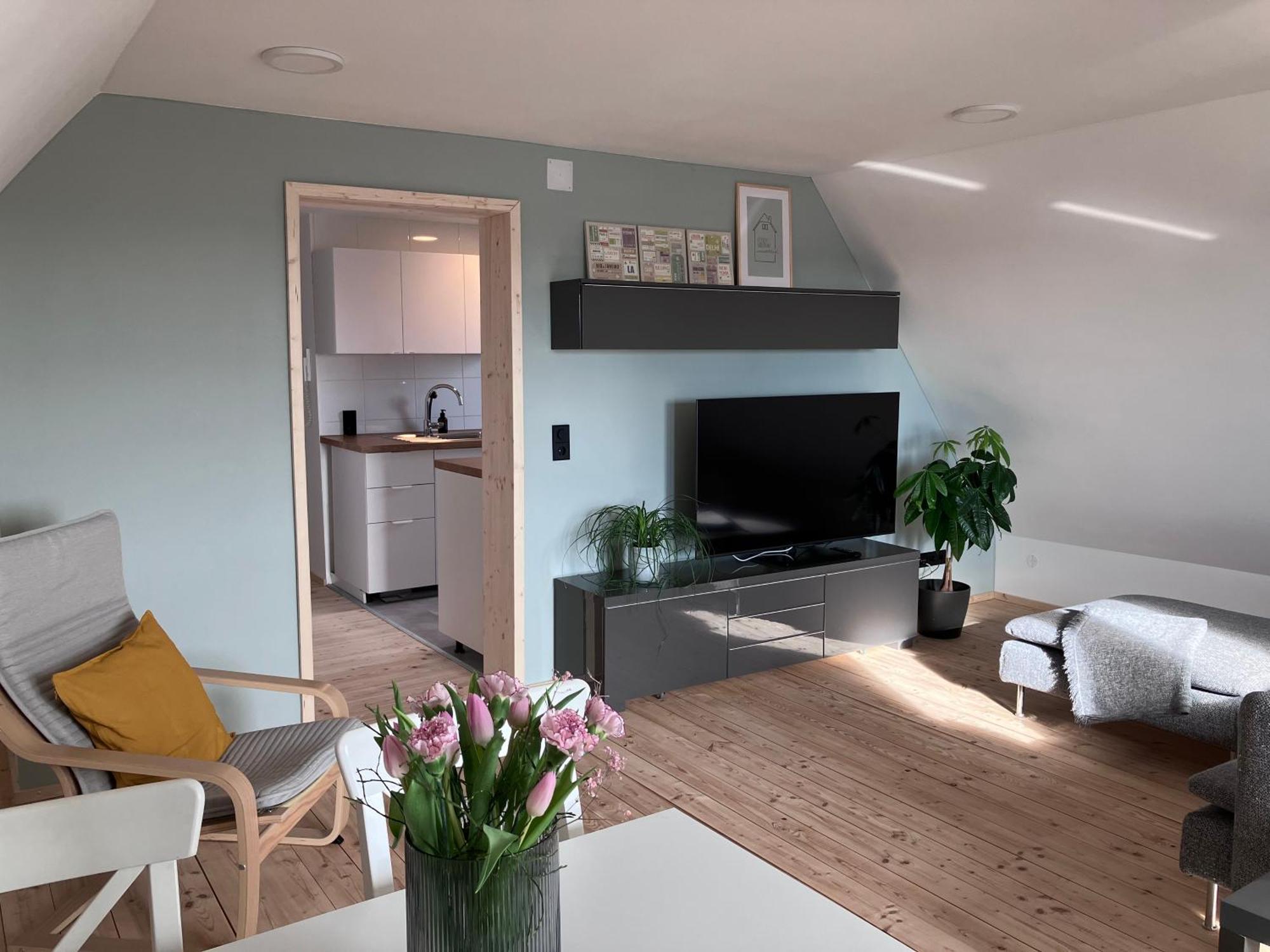 Ferienwohnung Weitblick Bad Schussenried Bagian luar foto