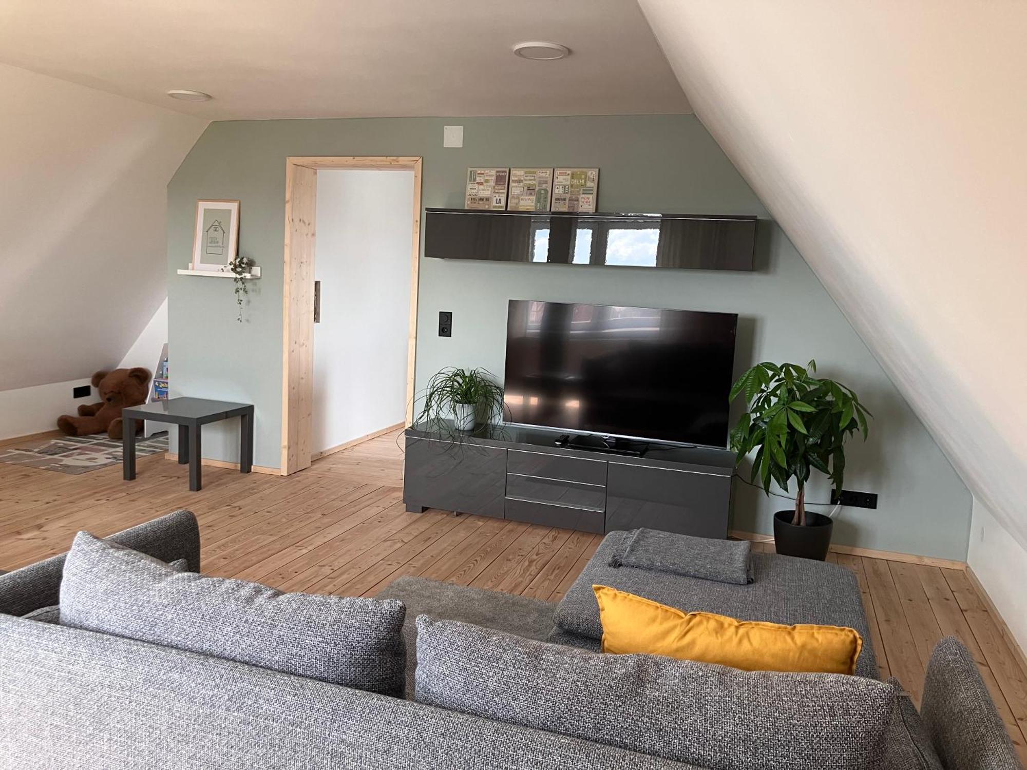 Ferienwohnung Weitblick Bad Schussenried Bagian luar foto